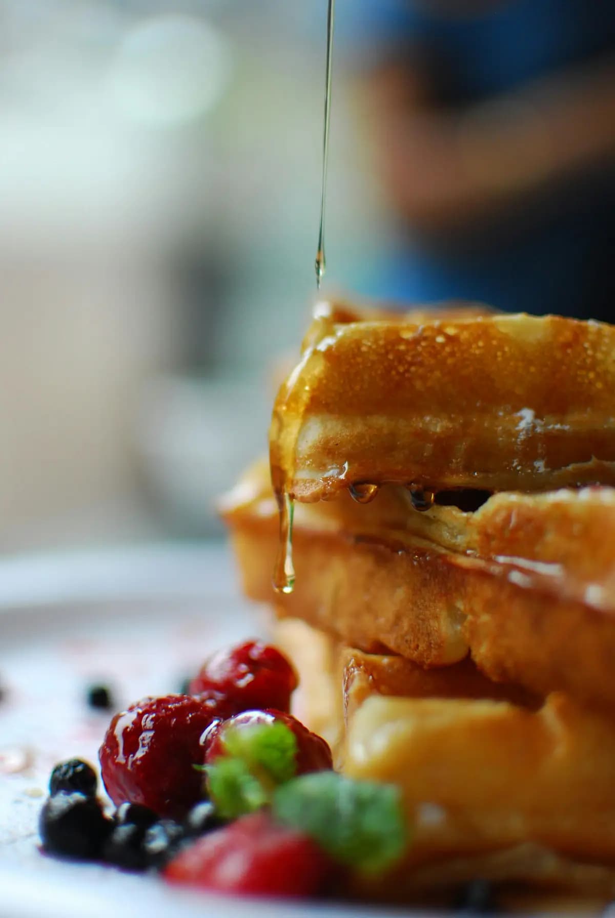 Gaufre et miel — Saveurs DAKENAYOP